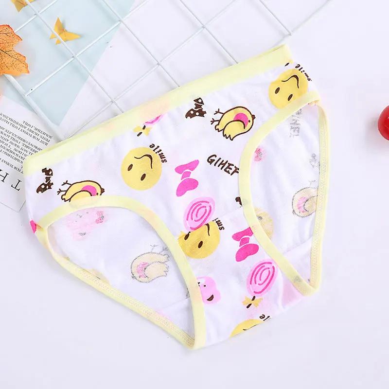 12 pièces/lot culottes en coton filles enfants slips courts sous-vêtements pour enfants enfant dessi