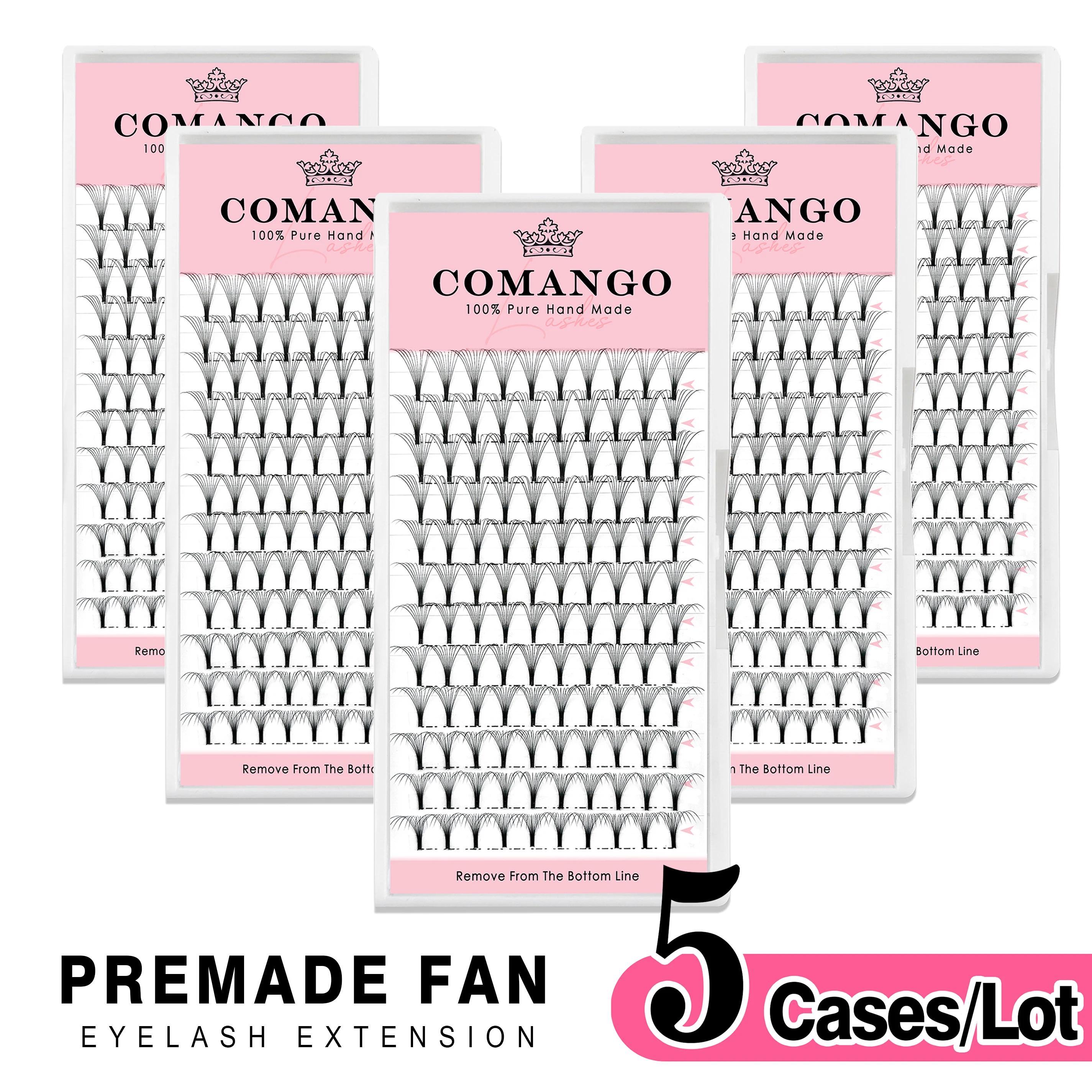 CoMango – ventilateurs préfabriqués à tige courte, plateau de Volume russe, fournitures d'extensions