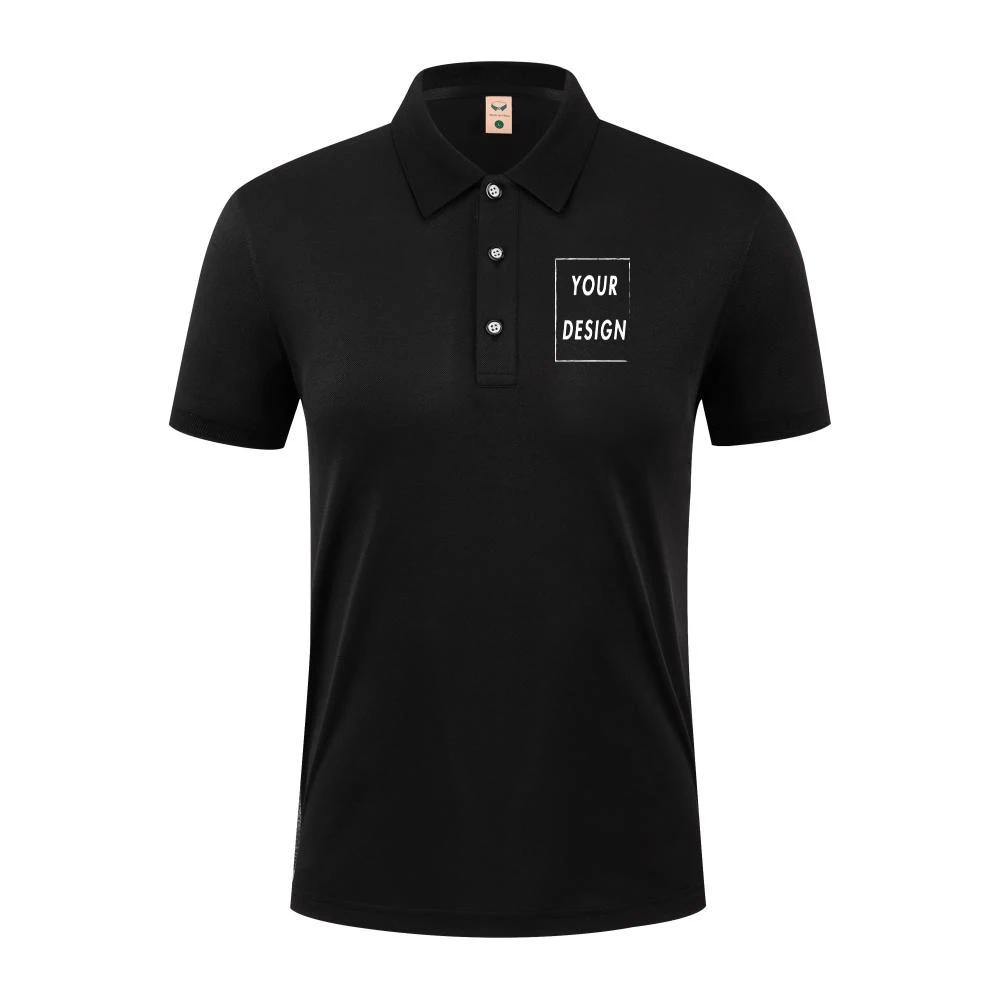 Polo décontracté d'été 2021, Logo personnalisé, texte imprimé, image, marque brodée, Design personne