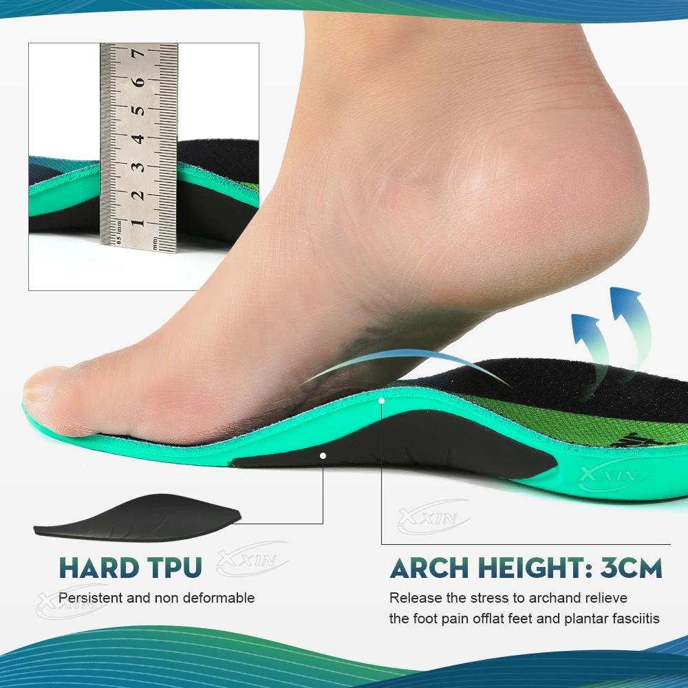 【Xxin】 semelle intérieure en Fiber de carbone orthopédique soutien de la voûte plantaire semelles in