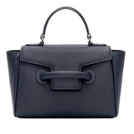 Sac à main en cuir marron rétro pour femme, sac bandoulière en cuir véritable, sac élégant pour le b