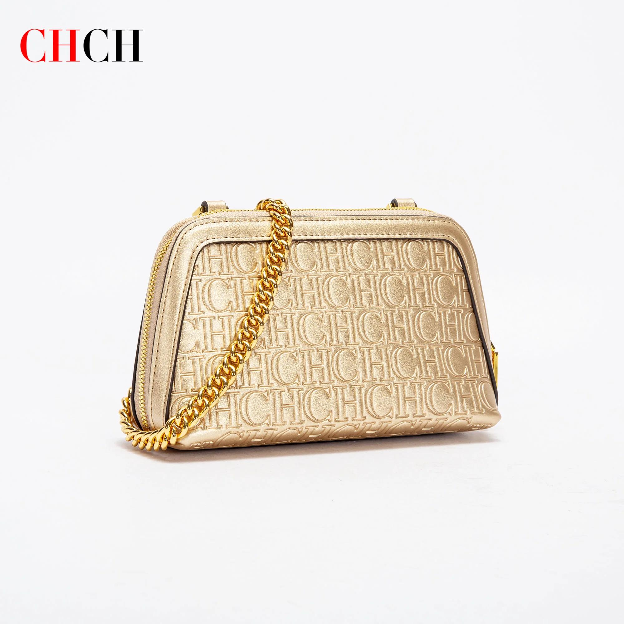 CHCH sac à bandoulière pour femme nouveau Mini sac à coque sac à chaîne en métal Simple