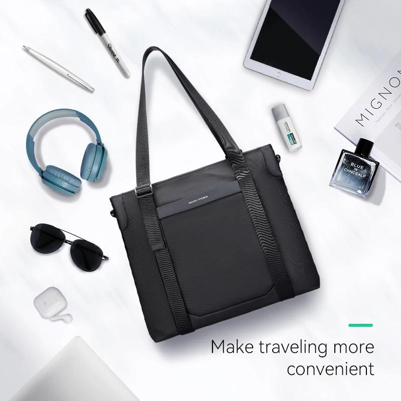 MARK RYDEN Sac fourre-tout pour homme, sac à main pour ordinateur portable hydrofuge avec fermeture 
