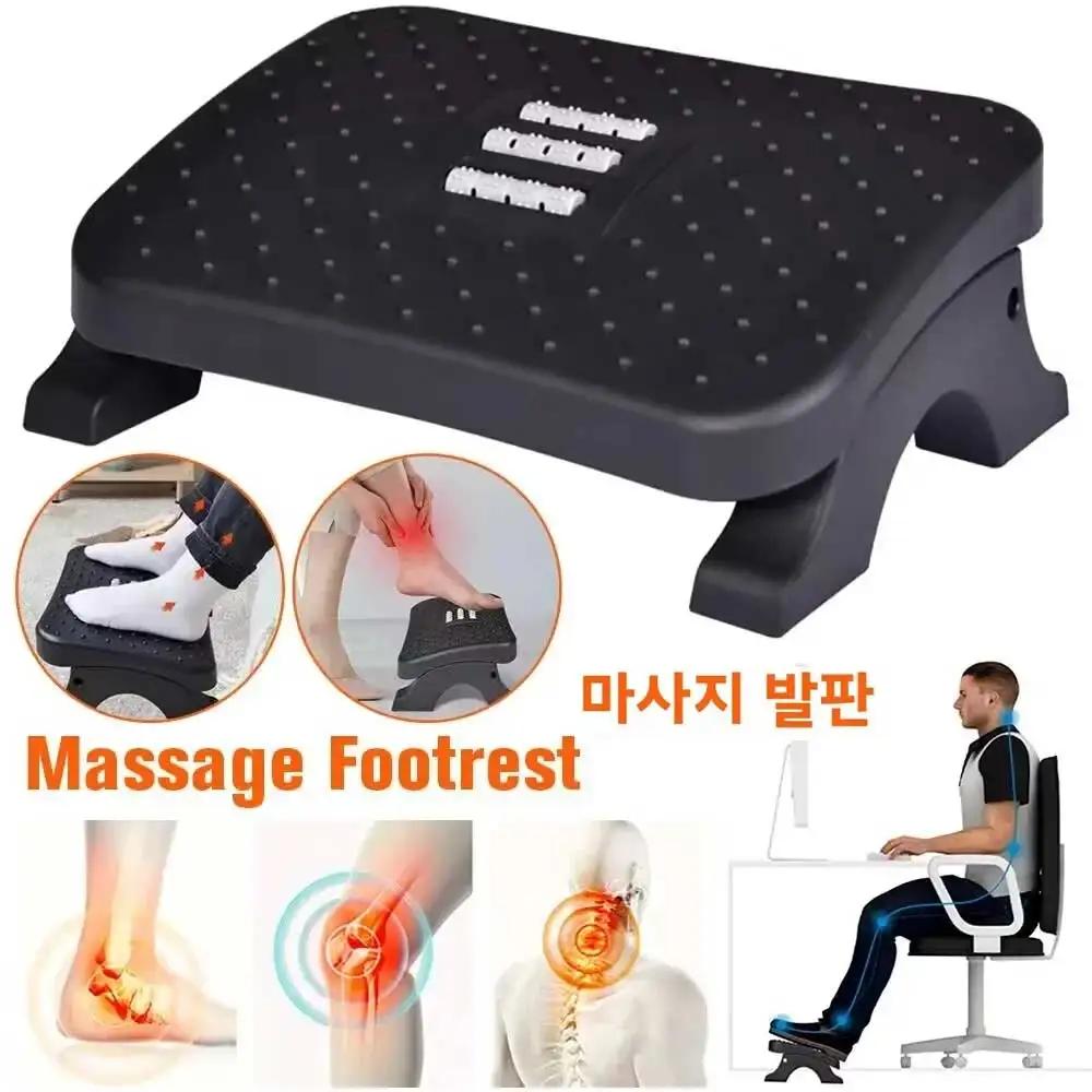 Repose-pieds ergonomique sous le bureau, rouleaux de massage, instituts d'assistance des jambes, tab