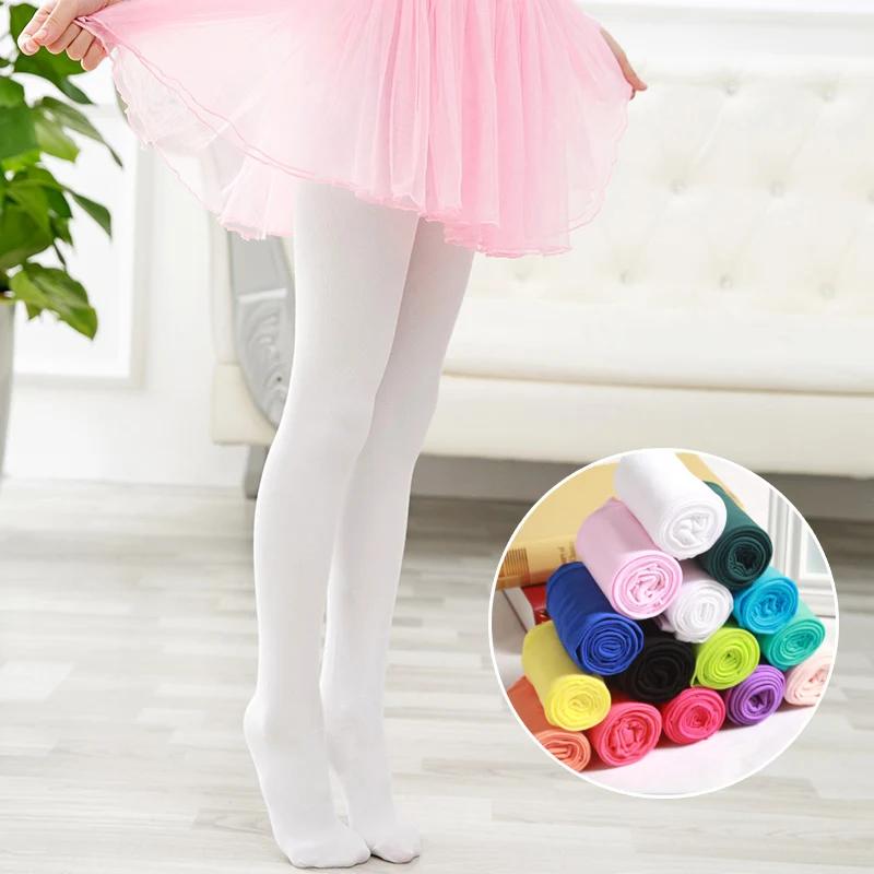 TiXI-Collants en Velours pour Enfant Fille, Couleur Bonbon, Mignons, pour brev, Printemps/Automne