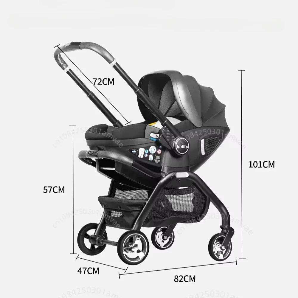 Poussette Portable pour bébé, panier de couchage pour nouveau-né, siège de voiture multifonctionnel 