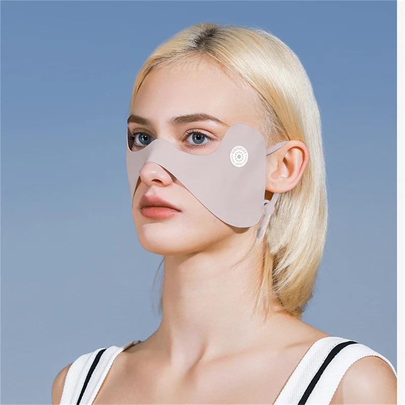 Masque de protection solaire pour l'été, écharpe pour le visage, patch pour les yeux, contre les UV,