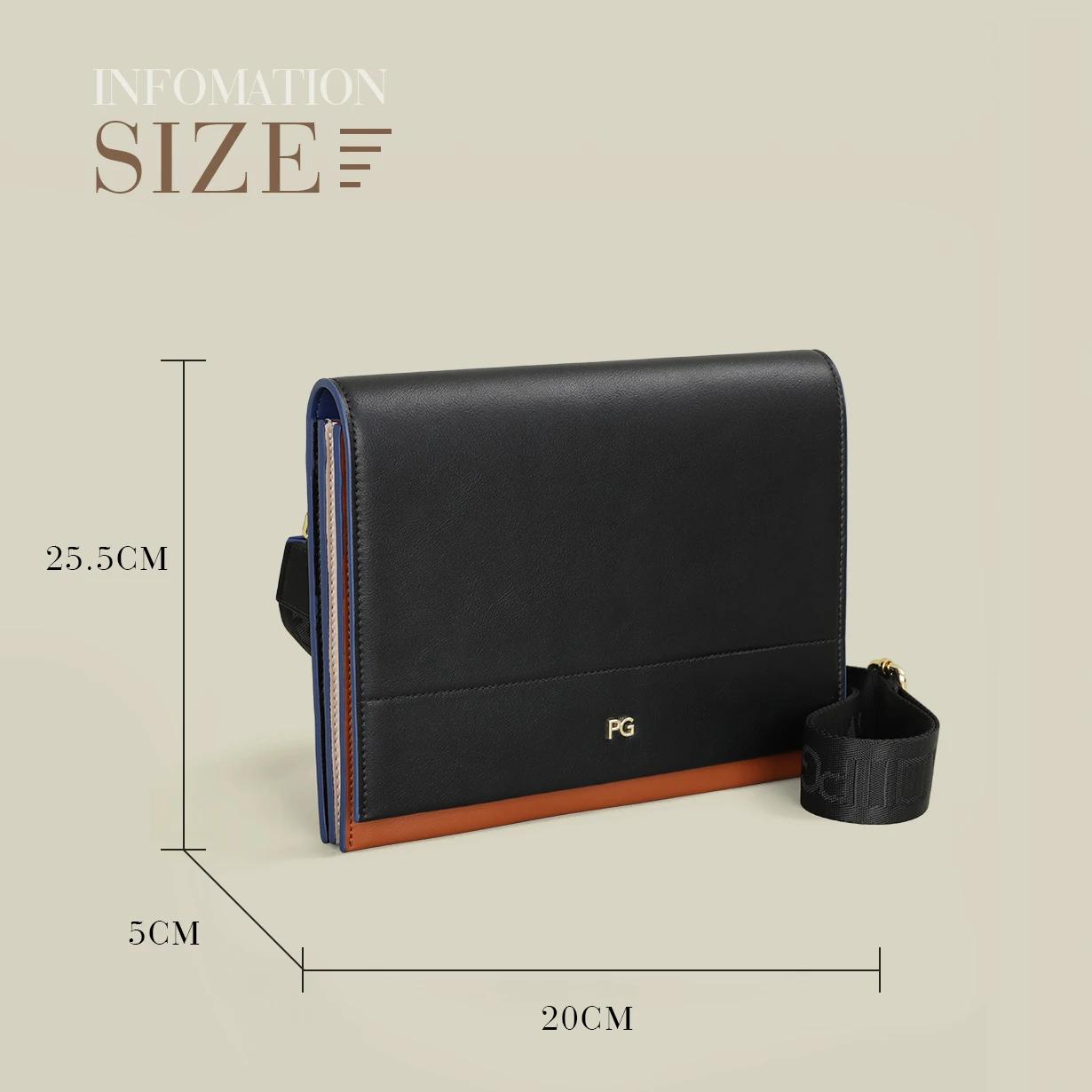 Sac à bandoulière grande capacité PG, sac à main de créateur tendance, sac bandoulière décontracté r