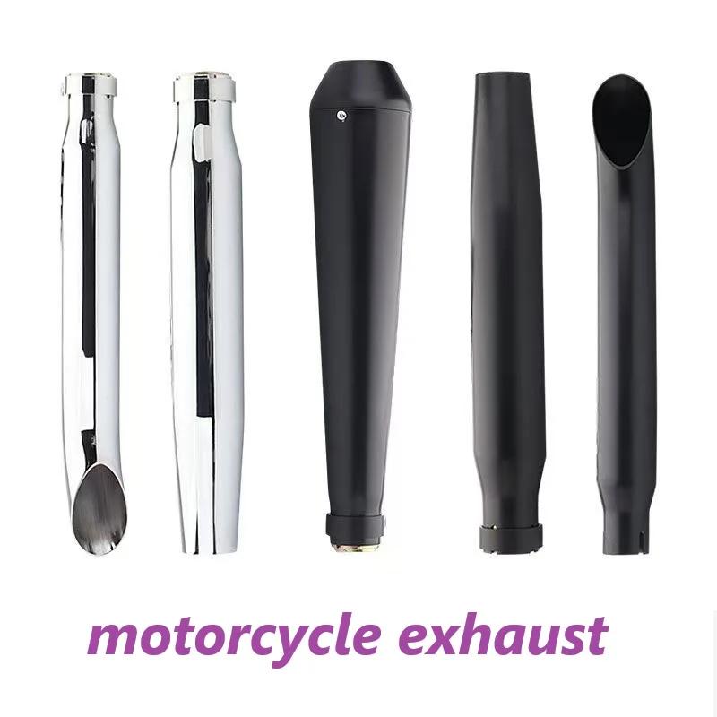 Silencieux Universel pour Moto, Accessoire Rétro, Vintage, Classique, Galvanoplastie, pour cg125, sr