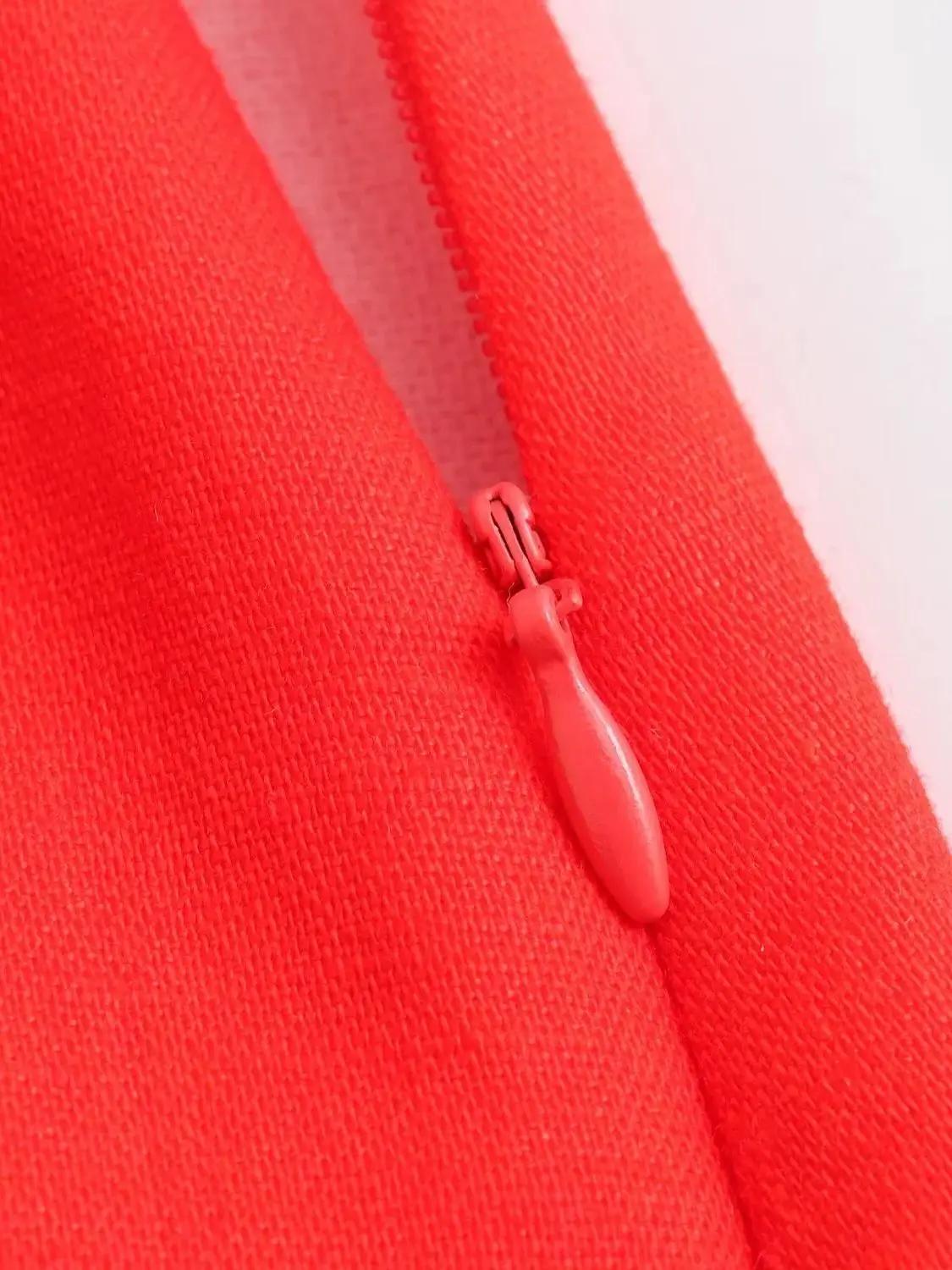 XNWMNZ – jupe crayon en lin mélangé pour femmes, taille haute, fermeture éclair, imprimé floral cont