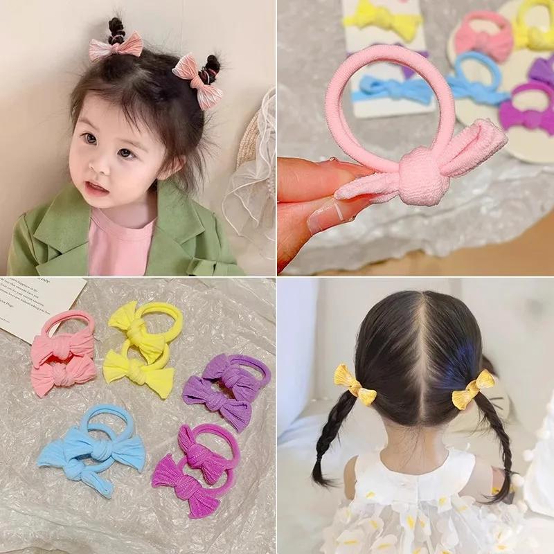 Bande de sauna pour enfants, haute élasticité, nœud, boucle de cheveux, petite fille, pas Hskins, bo