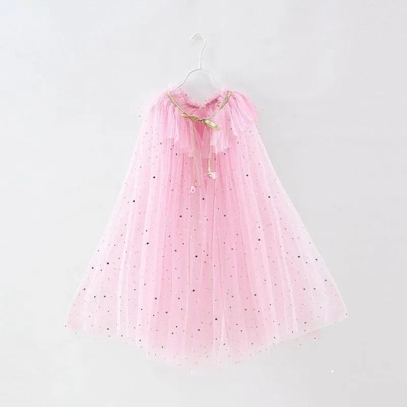 Costume de fille pour enfants, robe élégante, Cape pour enfants, fourniture de fête de noël et d'hal