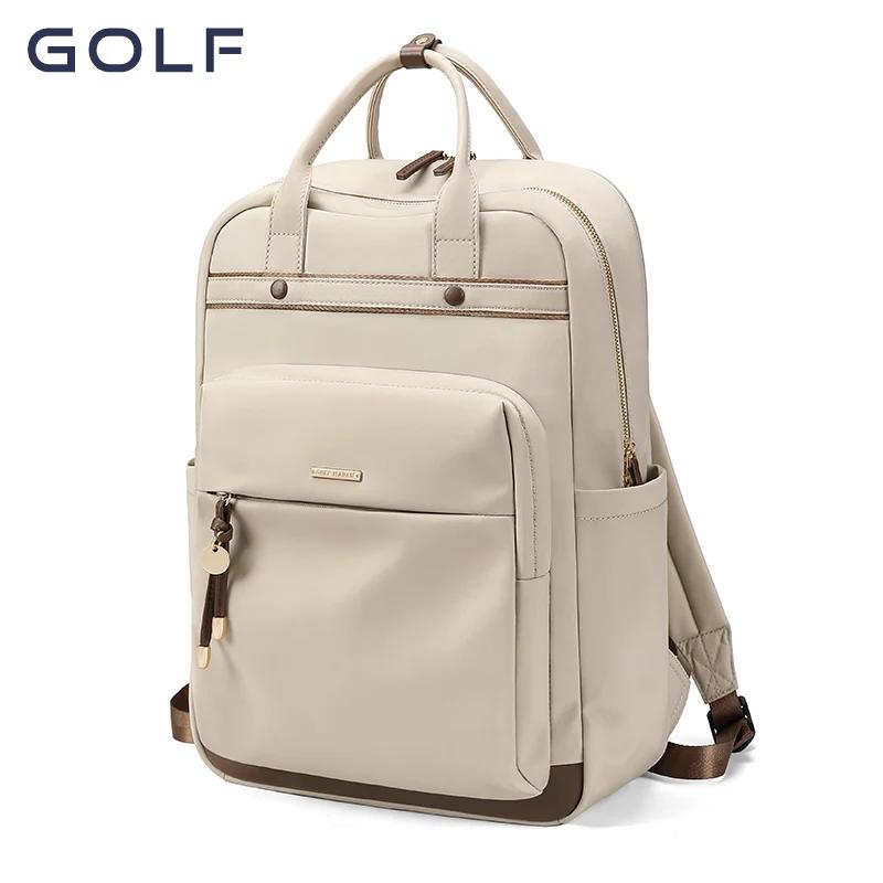 Sac à dos de golf Oxford pour femme, grande capacité, sac à dos pour ordinateur de voyage, sac à dos