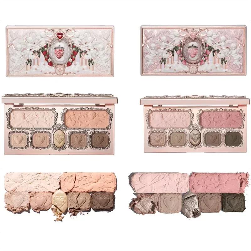 Palette de teint, fard à paupières, illuminateur et bronzer pour le visage Flower Knows Strawberry C