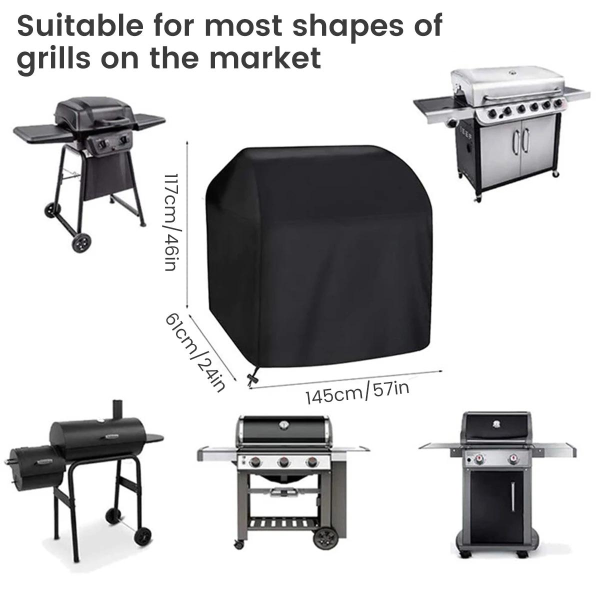 Couverture de gril de Barbecue en tissu Oxford 210D, couverture de Barbecue Durable, robuste, étanch