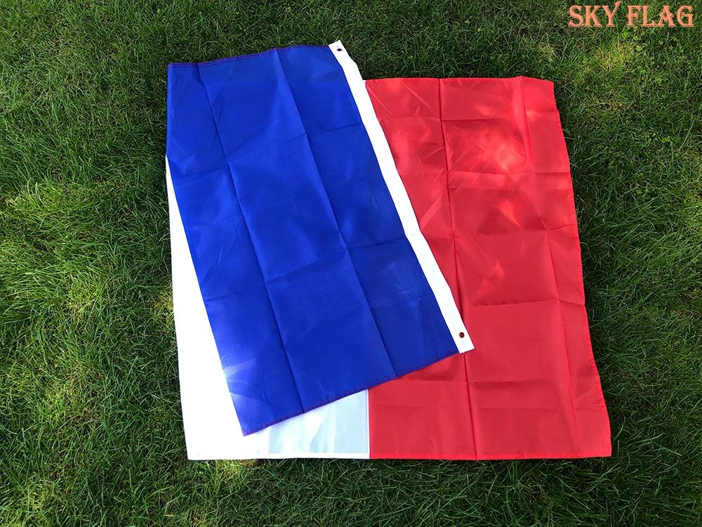 Drapeau de SKY livraison gratuite drapeau de la grande France 90*150 cm suspendu bleu blanc rouge fr
