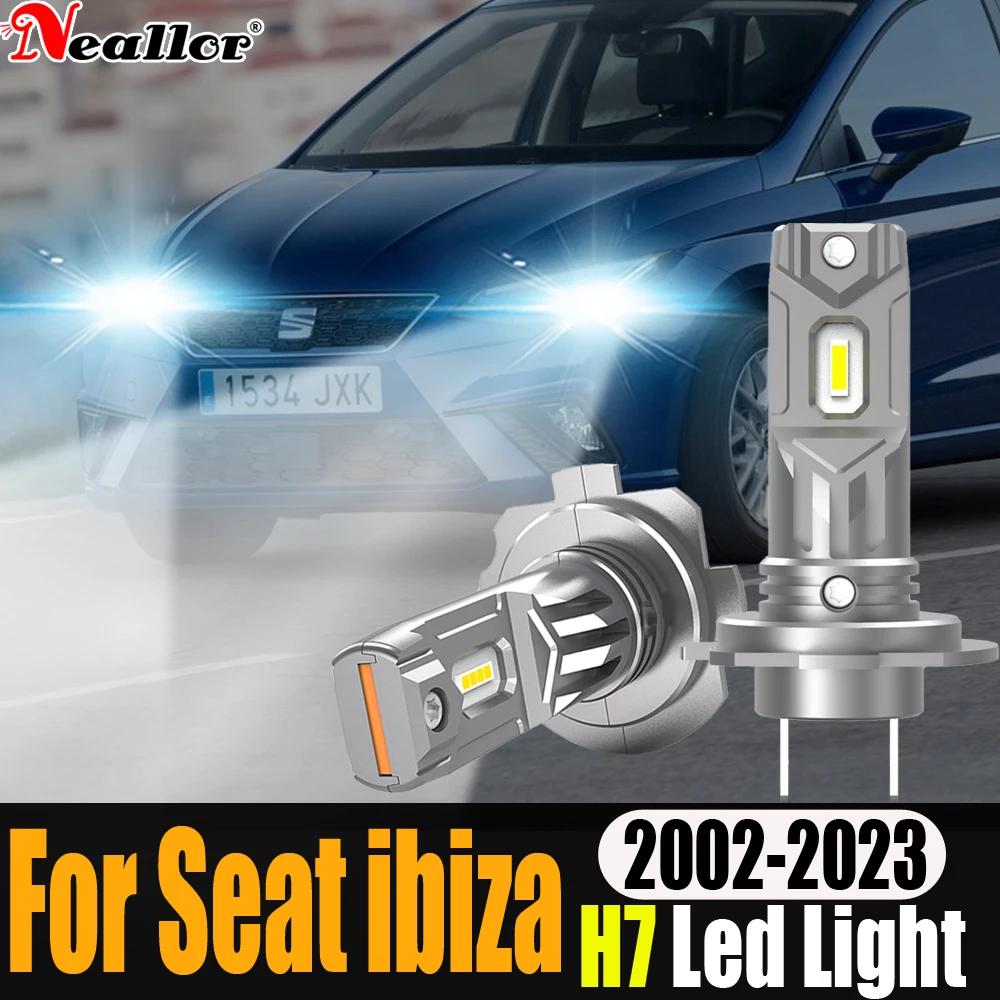 2 phares H7 Led Canbus sans erreur 360 °   Ampoules de voiture 12v 55w, lampes à Diode haute puissan