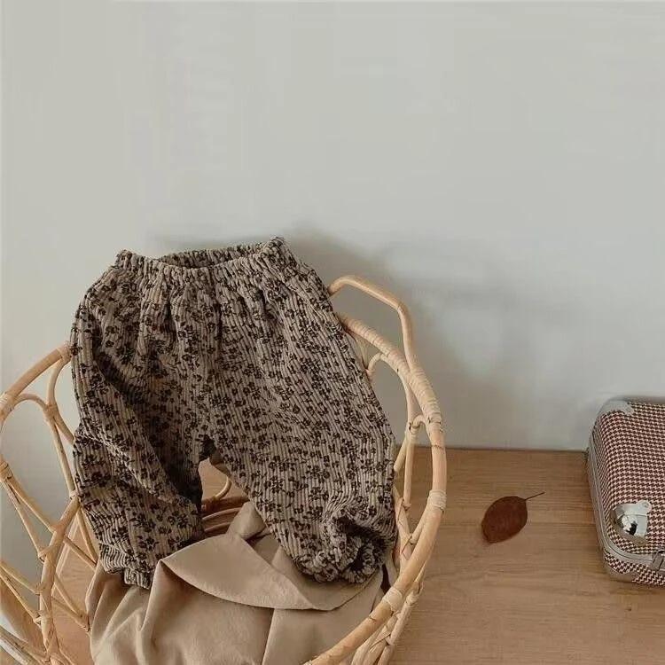 Automne nouvelle fille enfants lâche léopard pantalons décontractés bébé mode pantalon enfant en ple