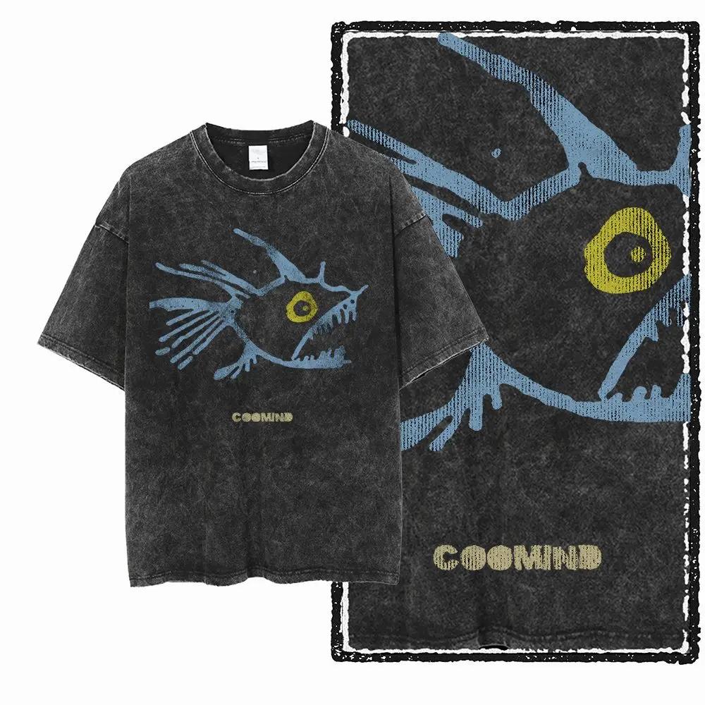G22 exclusif Vintage Streetwear coton homme COOLMIND graphique T-shirt |   T-shirt col rond pour hom