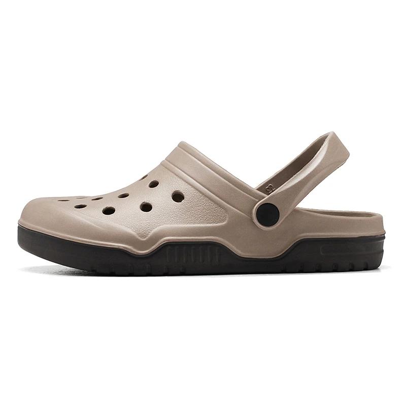 Plus grande taille 50 51 52 53 54 été sandales en caoutchouc hommes sabots chaussures de jardin Zuec