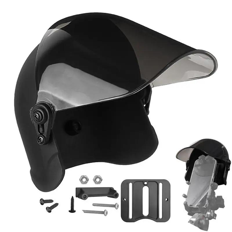 Support de téléphone portable pour moto, pare-soleil, casques de montage, petits casques de téléphon