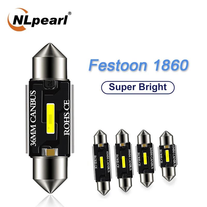 NLpearl 2x C5W LED CSP 1860 lampe de signalisation ampoule Canbus 31mm 36mm 39mm 41mm lumière feston