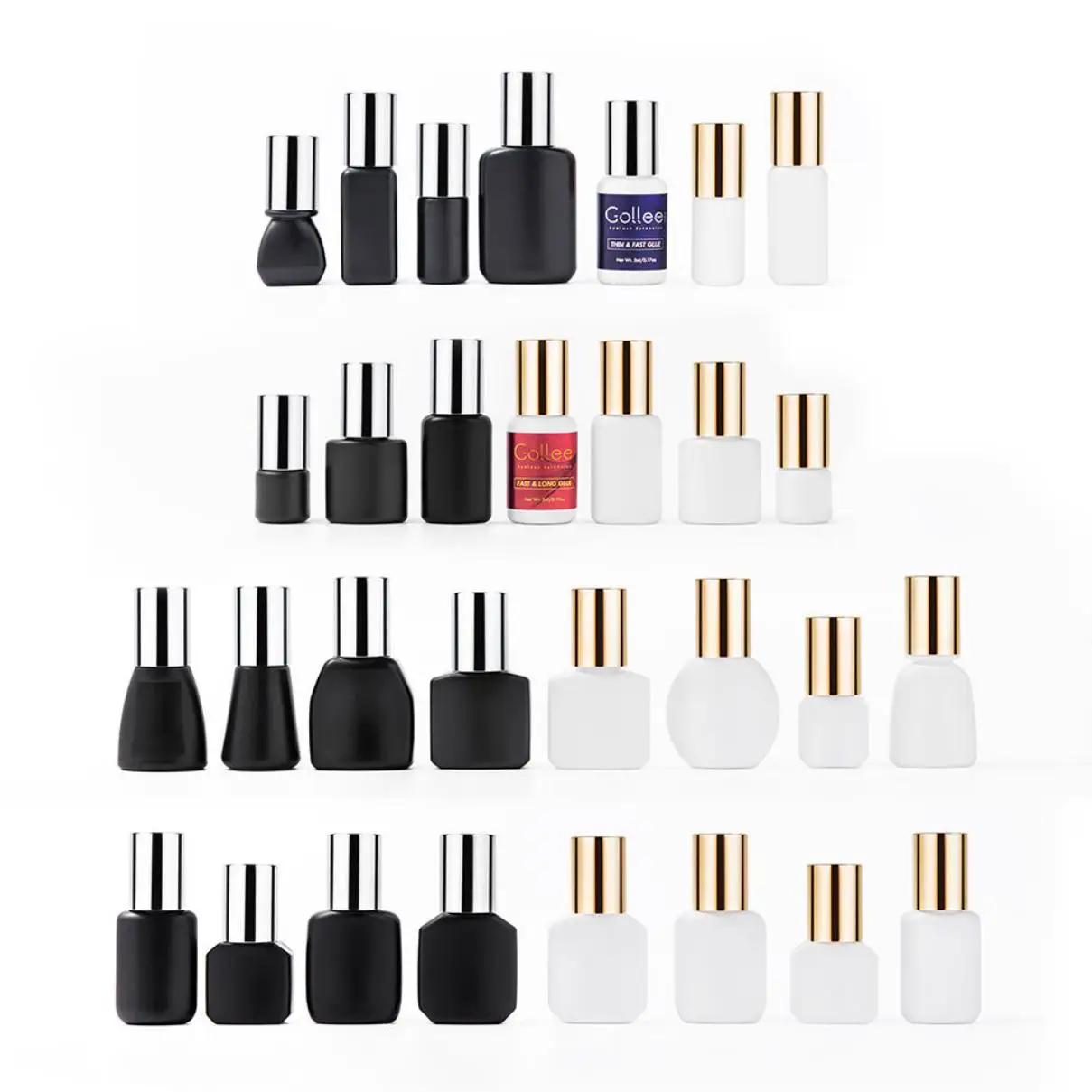 Emballage de marque privée, colle adhésive transparente sensible pour cils, doublure de colle pour c