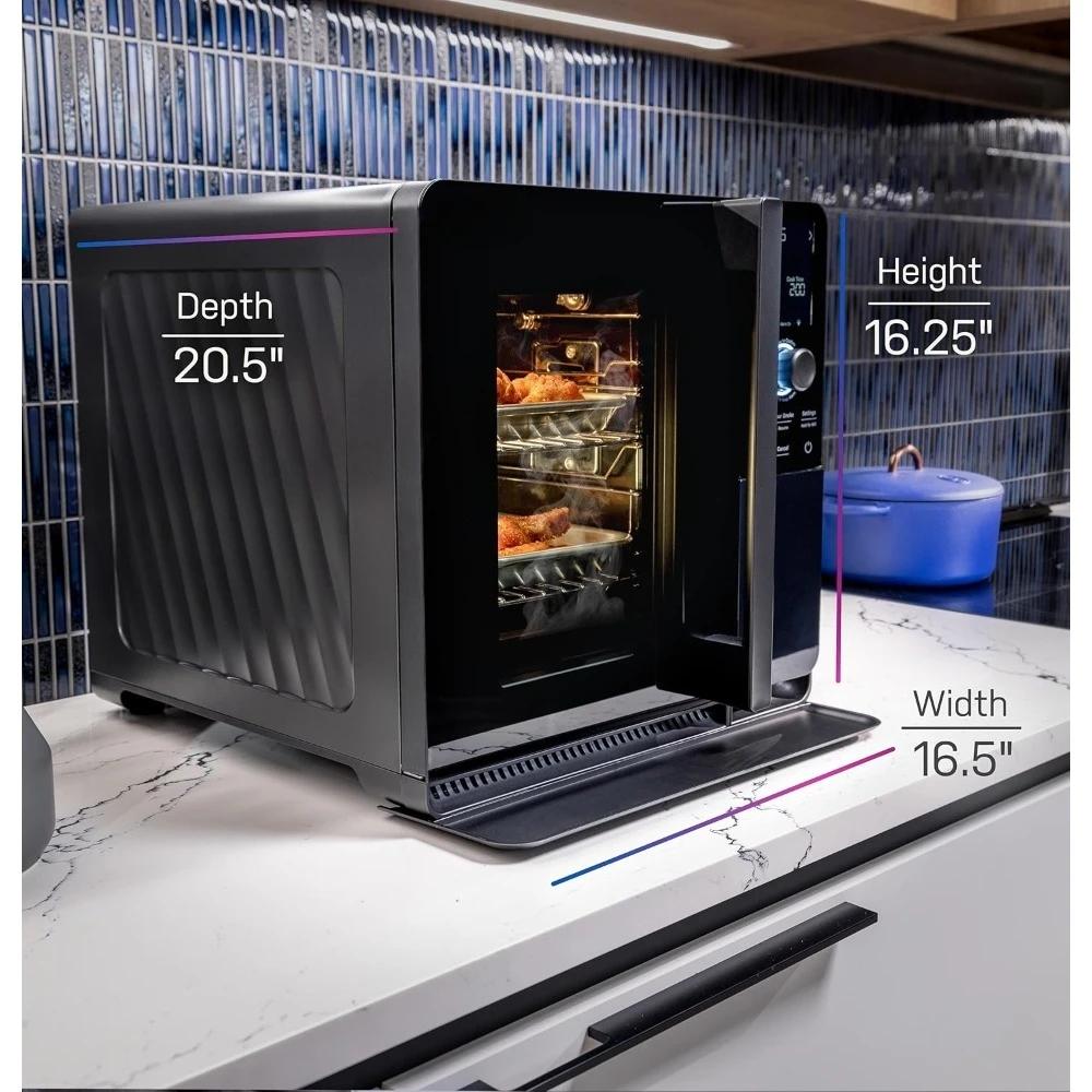 Fumoir à granulés intelligent d'intérieur avec filtration de fumée active Wi-Fi, 5 réglages de fumée