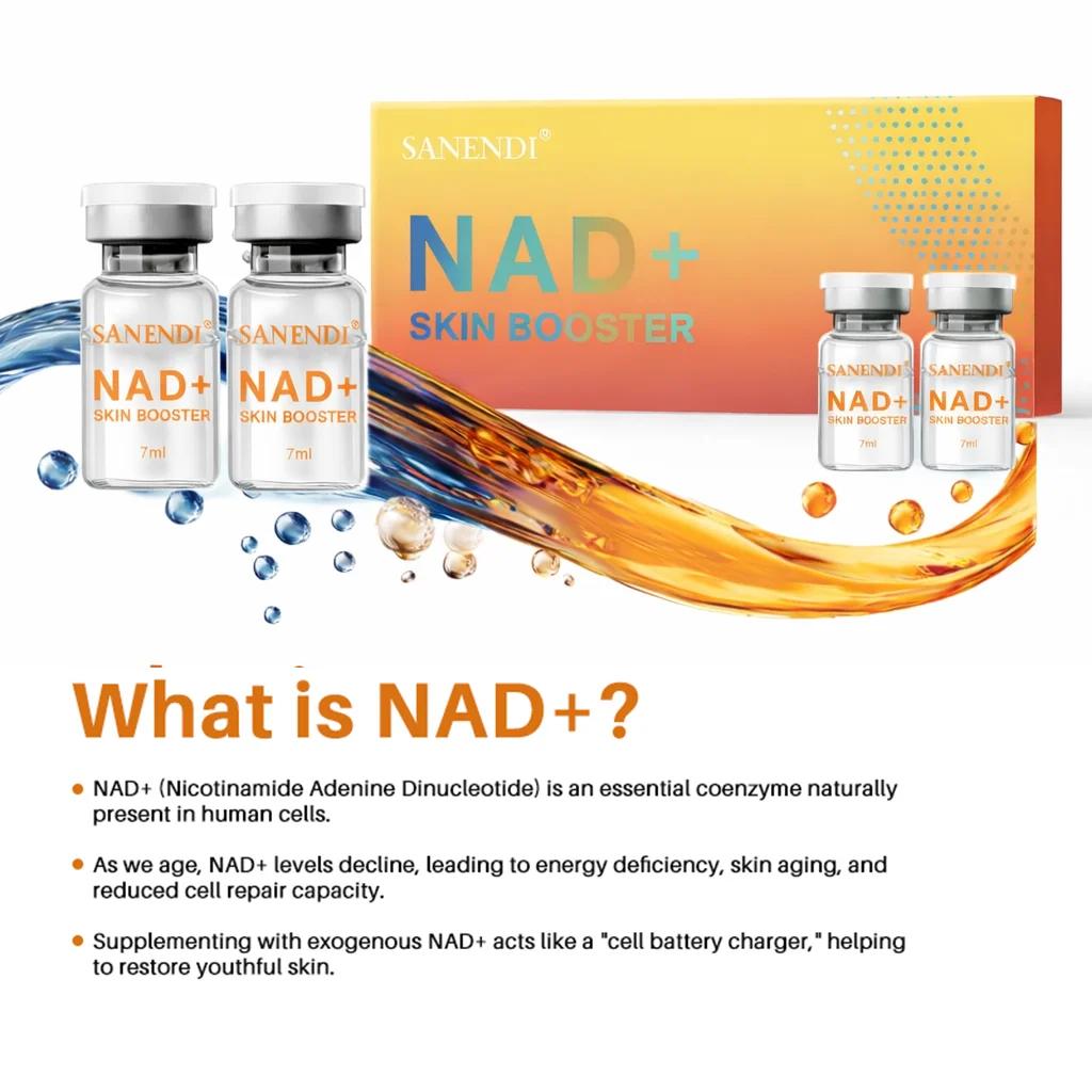 Sérum ADN de saumon NAD+ Sanendi, essence de peptide de cuivre, acide hyaluronique, booster de peau,