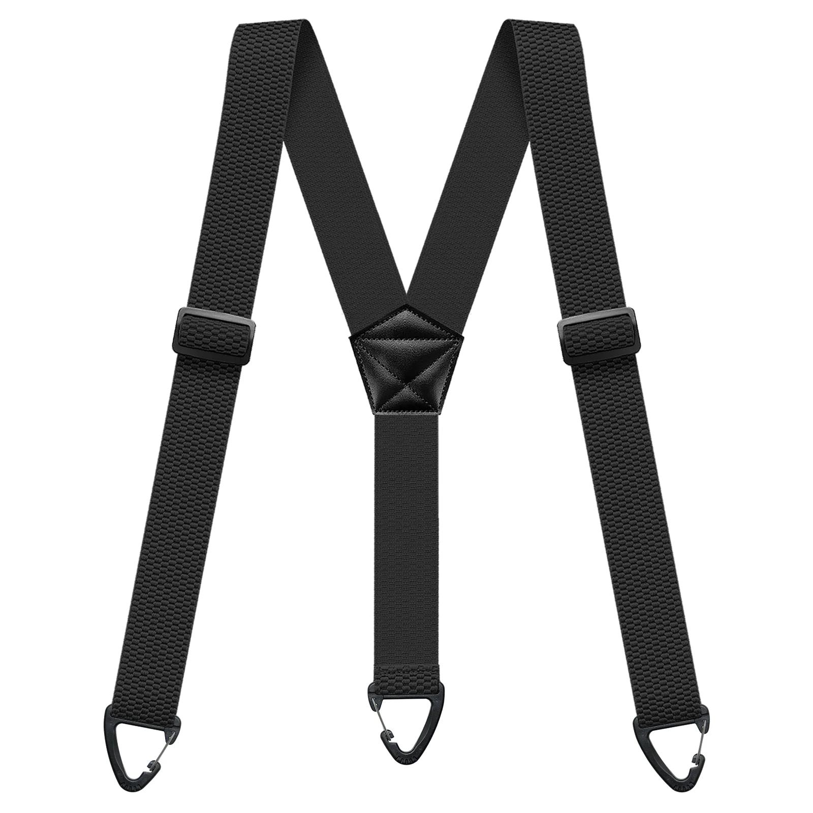 Bretelles cachées pour hommes, travail robuste sous le dos en Y, vêtements de 1.5 pouces avec 3 bouc