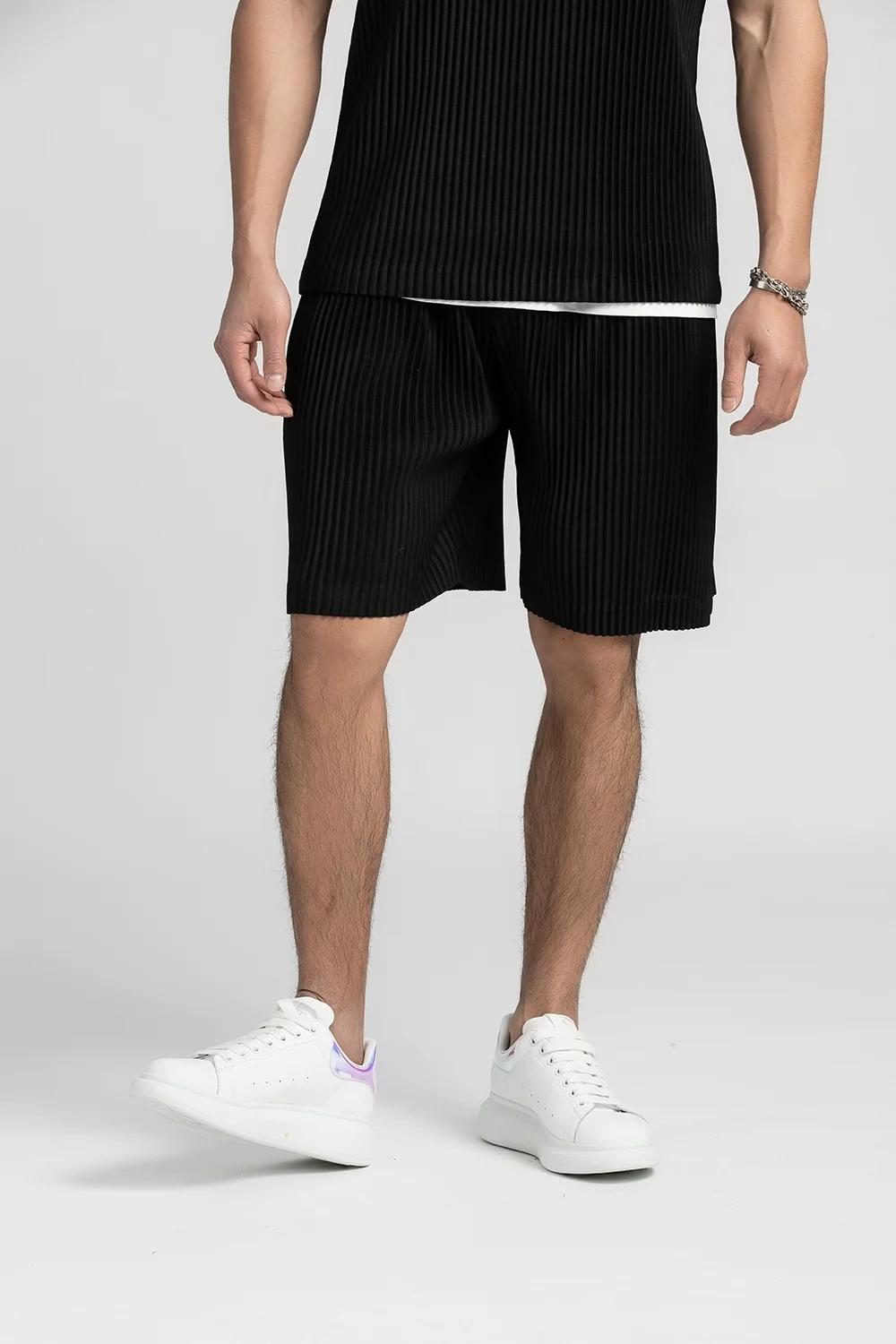 Miyake short plissé pour hommes vêtements Shorts décontractés amples vêtements d'été pour hommes Sho