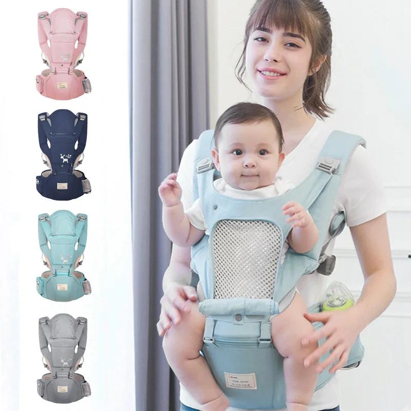 Porte-bébé ergonomique Hipseat 0-36 mois - Kangourou économie d'effort voyage confortable