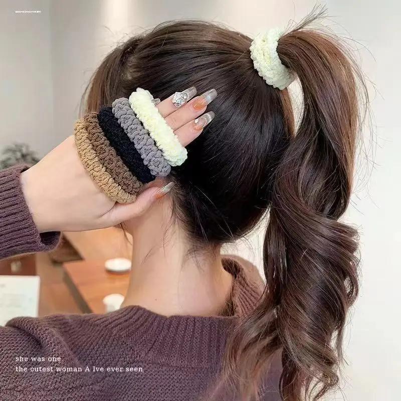 6 pièces d'attaches de cheveux larges et épaisses améliorées, à la mode pour queues de cheval et chi