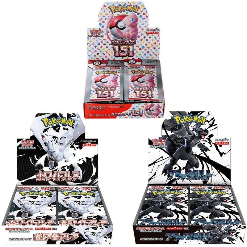 140 cartes/boîte Pokémon Écarlate et Violet 151 Japon SV2a SV11W Version Zekrom TCG Classics Expansi