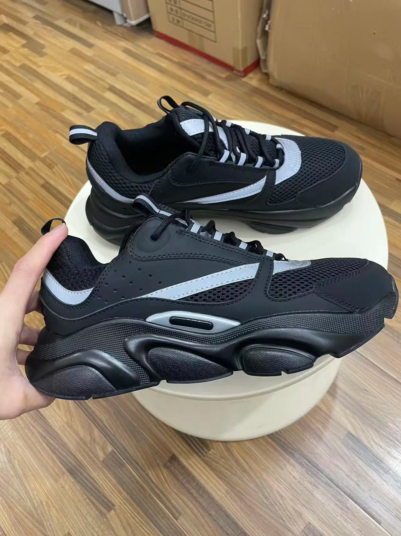 Sneakers unisexes B22 en mesh respirant, absorption des chocs, antidérapantes, légères, coupe basse,