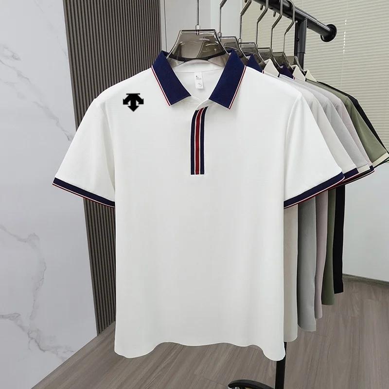 Polo brodé exquis de marque de luxe, nouvelle collection été, personnalisé, confortable et respirant