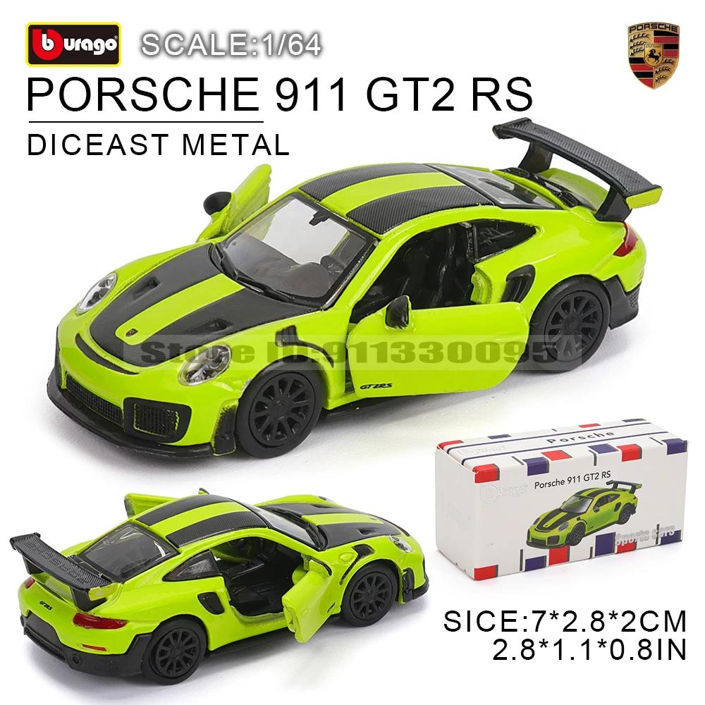 Bburago 1:64 golf Porsche 911 Shelby Raventon Mustang Lamborghini Collection série voiture moulée so