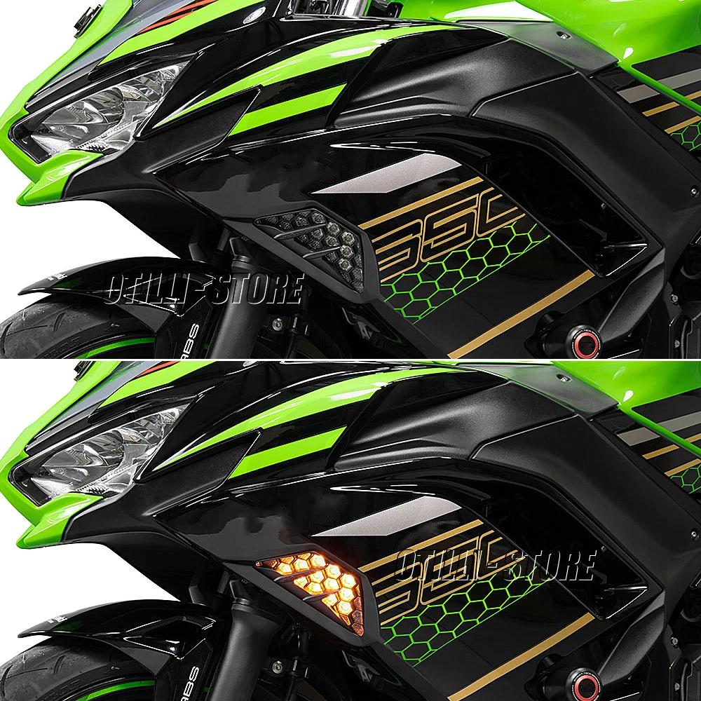 Nouveau NINJA ZX6R ZX-6R 2013 - 2023 2022 clignotant avant feux LED pour Kawasaki Ninja300 Ninja400 