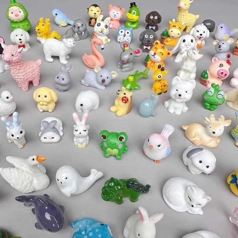 Sac ennemi animal mignon pour enfants, mini boîte ennemi, jouets modèles d'animaux de simulation, ca