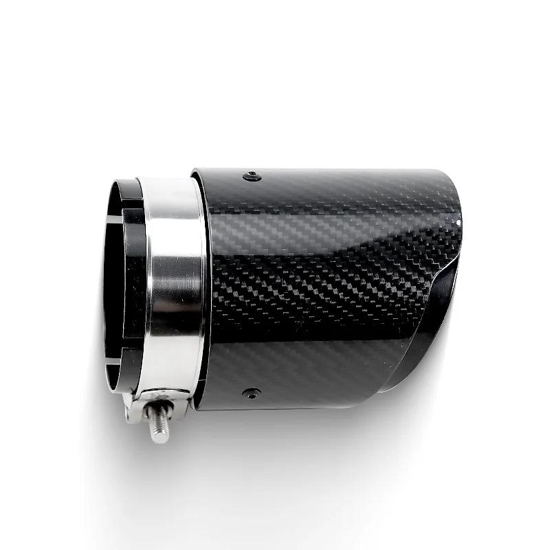 Intel 86mm pour BMW X5 F15 E70 X6 F16 embout d'échappement silencieux tuyau mat en Fiber de carbone 