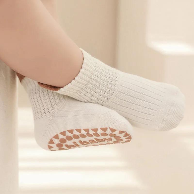 3 paires de chaussettes en coton pour enfants, garçons et filles, mignonnes, confortables, respirant
