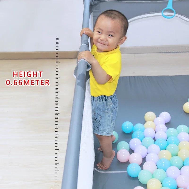 Parc pour bébé pour enfants, barrière de sécurité, clôture, aire de jeux pour tout-petits, éponge An