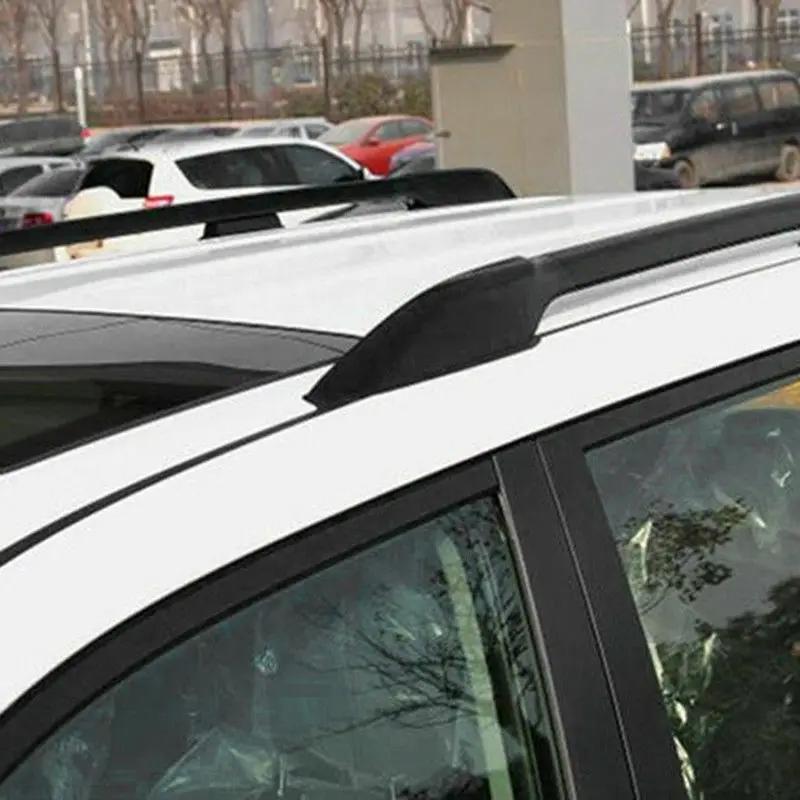 4 pièces/ensemble galerie de toit Rail fin couverture coque remplacer pour Toyota Land Cruiser Prado
