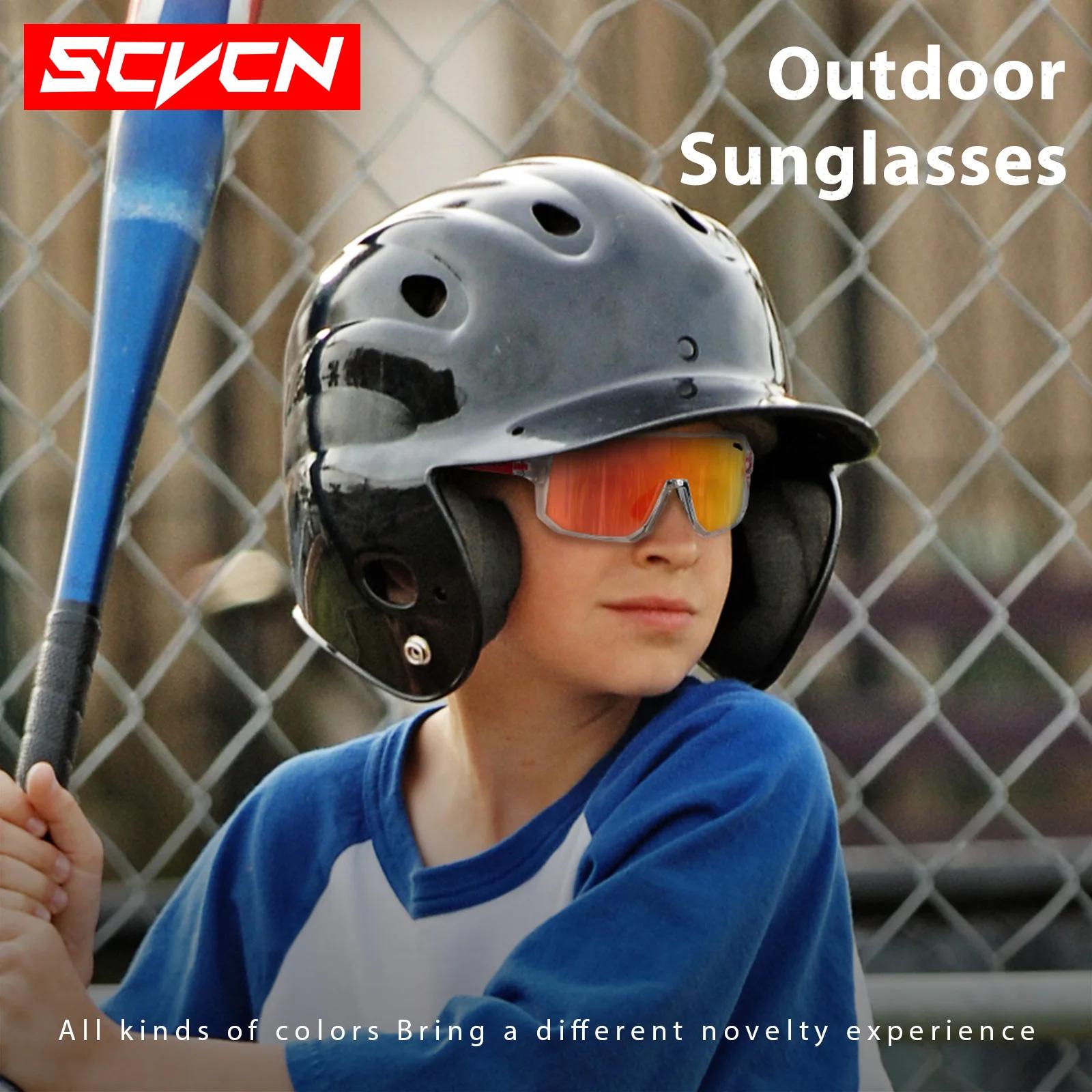 Lunettes de soleil pour vélo SCVCN pour garçons, lunettes de cyclisme pour enfants, UV400, lunettes 