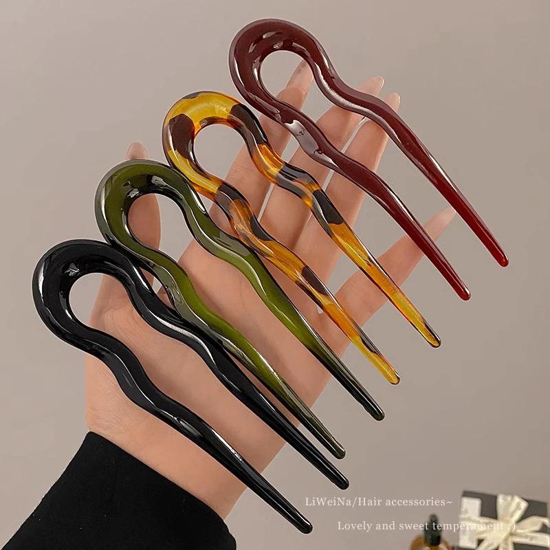 Pince à cheveux en acétate vintage pour femmes et filles, pince à cheveux papillon doux, barrettes e