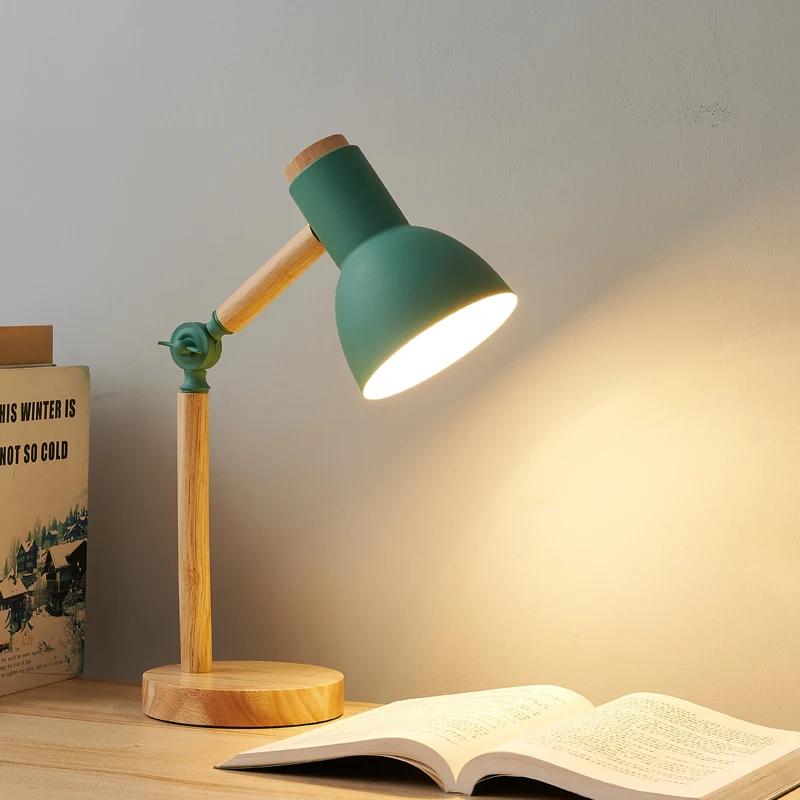 Protection des yeux décorative nordique petite lampe de Table moderne Simple mignon exquis chambre b