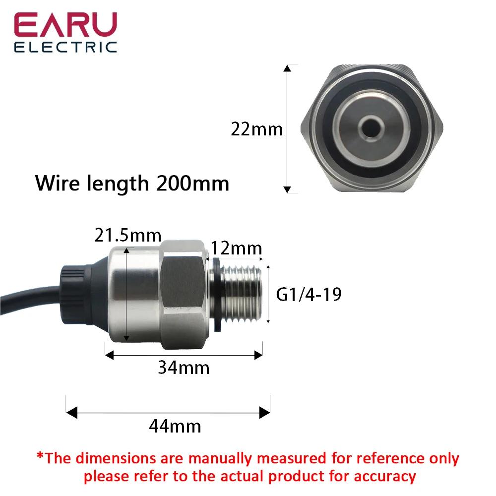Capteur de pression transmetteur pour eau, huile, carburant, gaz, Air G1/4, 5V, capteur en céramique