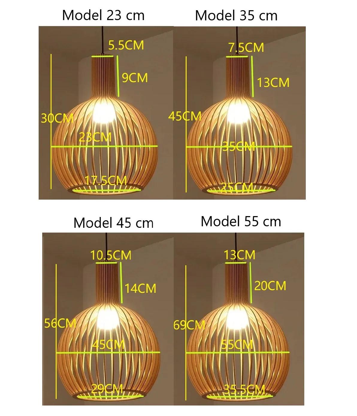 Foscarini – lampe suspendue en forme de Cage en bois massif, couleur noyer noir, blanc, bleu, lumina