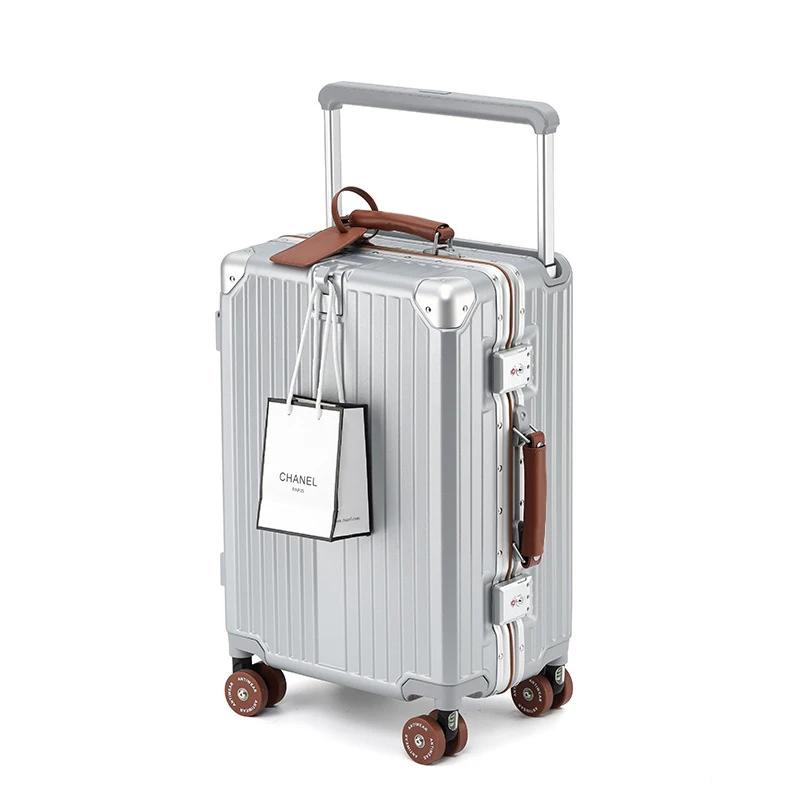SUSHIMU valise large poignée valise de voyage hommes 20 24 bagage à main femmes PC cadre en aluminiu