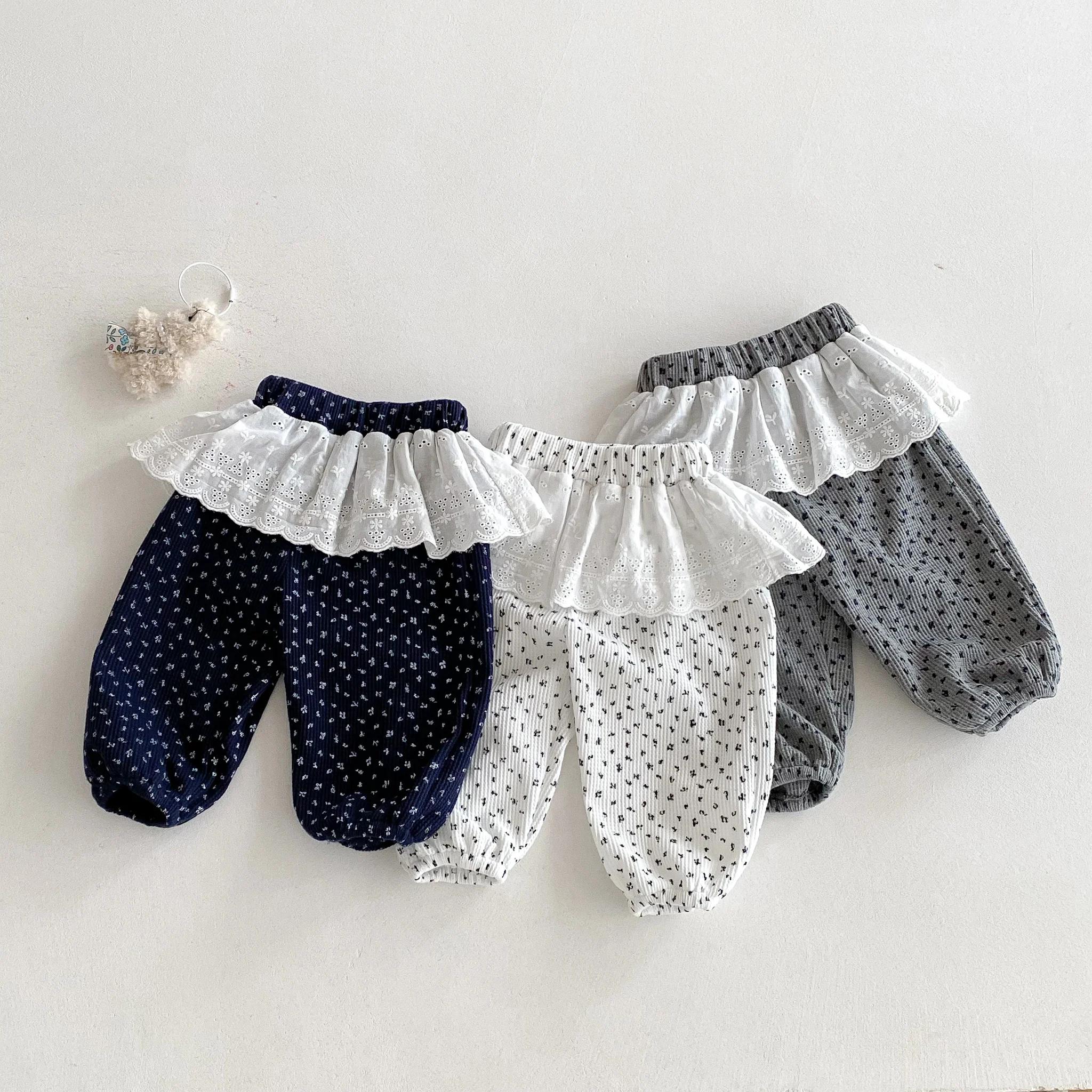Leggings d'automne pour bébés filles, pantalons longs de style coréen pour nourrissons et tout-petit